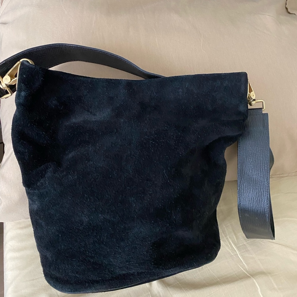 Le Solim Suede Bucket Bag - Italy Made